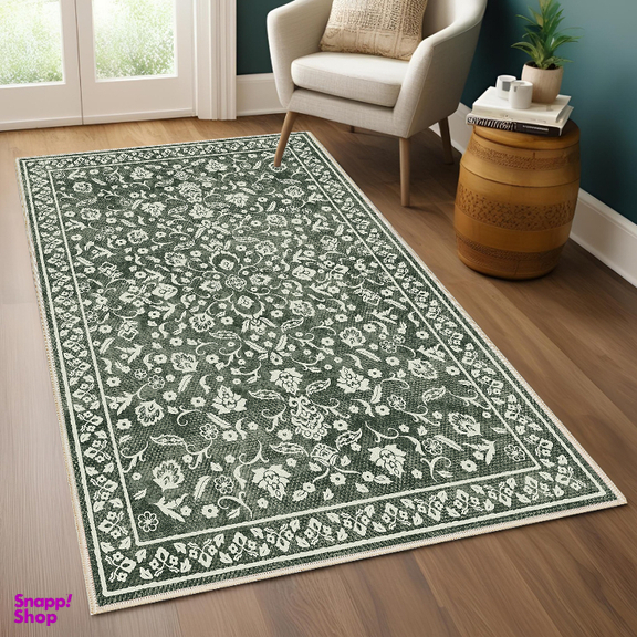 فرش ماشینی چاپی بدون تار و پود اورکوم مدل مارال کد OR.1121.02