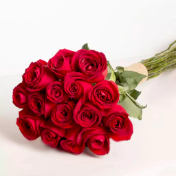 دسته گل رز طبیعی گل باختر کد 21323