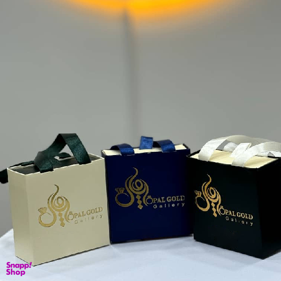 گوشواره طلا 18 عیار زنانه اپال گلد مدل ونکلیف میخی توپر 00897