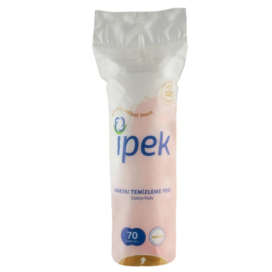 پد پاک کننده آرایش ایپک مدل Cotton بسته 70 عددی