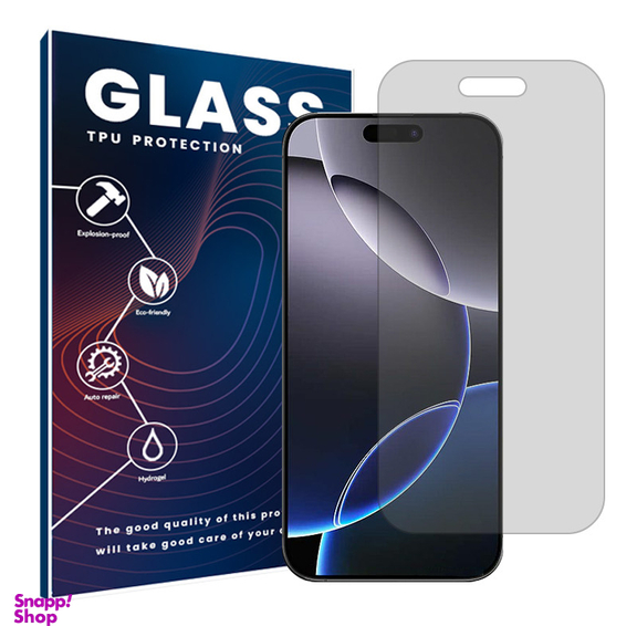 محافظ صفحه نمایش شفاف گلس مدل Resistant مناسب گوشی موبایل اپل iPhone 16 Pro