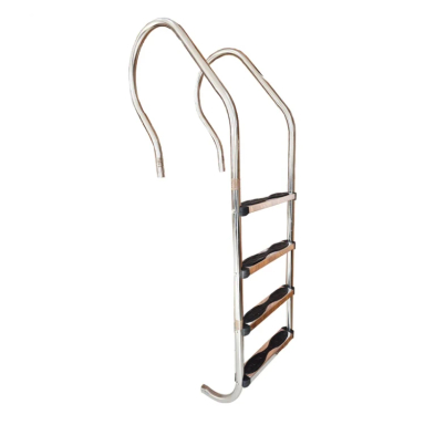 نردبان استخر 4 پله مدل کف استیل کد 104