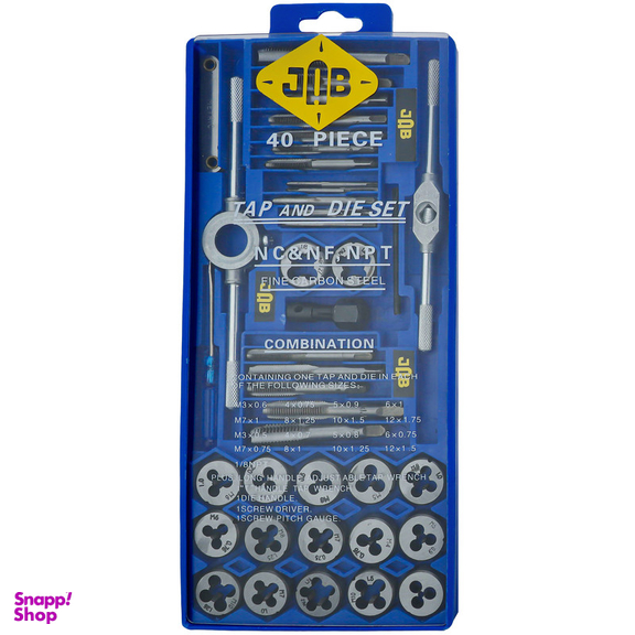 مته حدیده و قلاویز جاب مدل JE-40 مجموعه 40 عددی