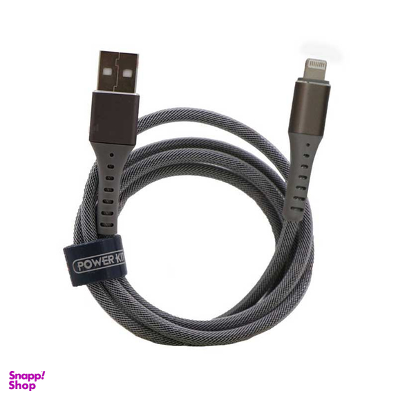 کابل دیتا USB به لایتنینگ POWERKIT مدل TESLA طول 1 متر