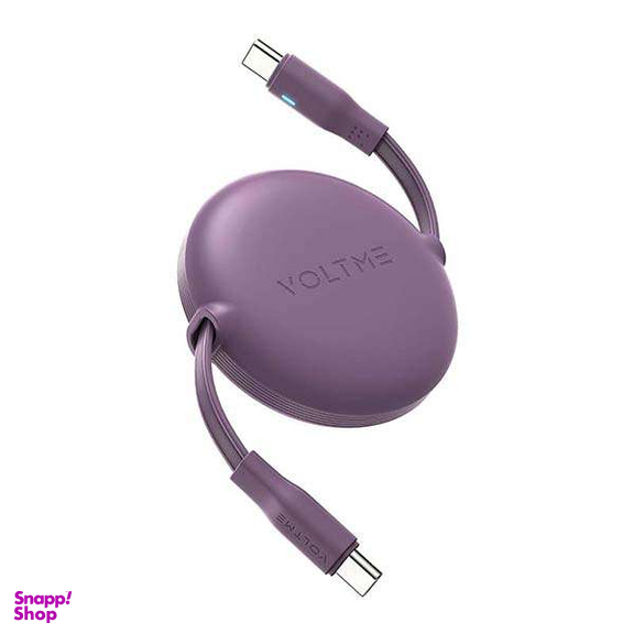کابل شارژ Type-C ولتمی مدل Powerlink YoYo طول 1 متر