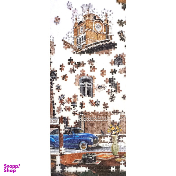 پازل 1000 تکه طرح برج ساعت تبریز مدل هفت خوان