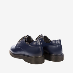 کفش رسمی مردانه چرم مشهد مدل J6190 رنگ سرمه ای