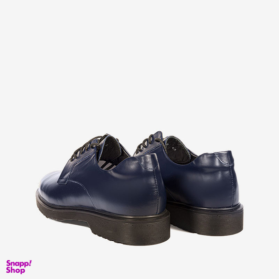 کفش رسمی مردانه چرم مشهد مدل J6190 رنگ سرمه ای