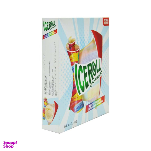 لواشک ایس رولر طعم توت فرنگی بسته 10 عددی