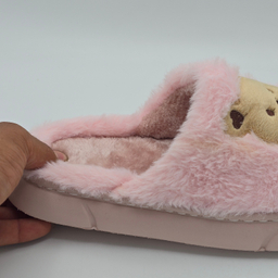 دمپایی حوله ای کد 7383 رنگ صورتی