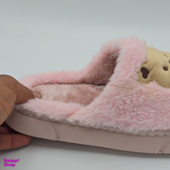 دمپایی حوله ای کد 7383 رنگ صورتی