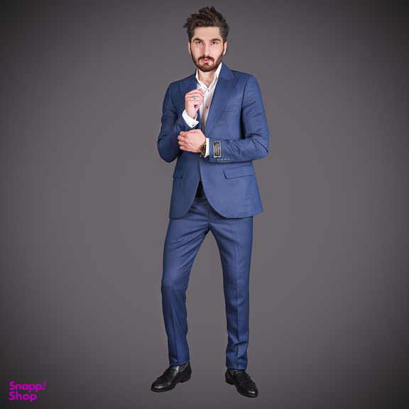 کت و شلوار مردانه مدل SOLG-JO رنگ سرمه ای