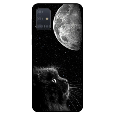 کاور گوشی موبایل مگافون طرح گربه مدل 1882 مناسب سامسونگ Galaxy A51