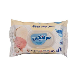 دستمال مرطوب کودک مولفیکس بسته 60 عددی