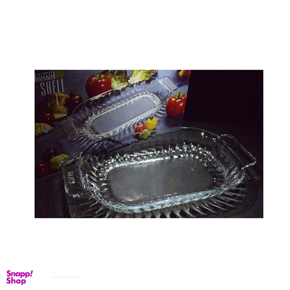 ظرف سرو بلور کاوه مدل Shell