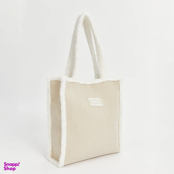 کیف رودوشی زنانه ال سی وایکیکی مدل مخمل کبریتی