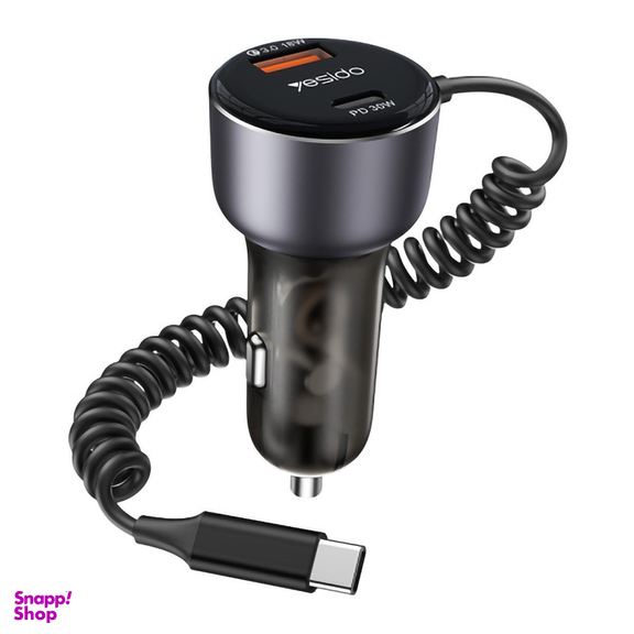 شارژر فندکی فست یسیدو مدل Y56 60W PD+QC3.0