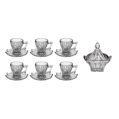 سرویس چای خوری طرح ساکورا مدل ویلا مجموعه 14 عددی