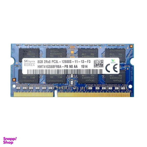 رم لپ تاپ DDR3L دو کاناله 1600 مگاهرتز CL11 اس کی هاینیکس مدل 12800U ظرفیت 8 گیگابایت