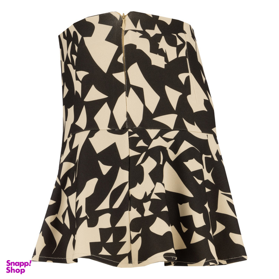 دامن زنانه سرژه مدل 210207 رنگ کرم