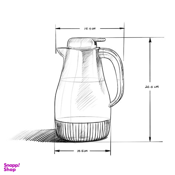 فلاسک اینجوی مدل Thermal jug alba گنجایش 1 لیتر