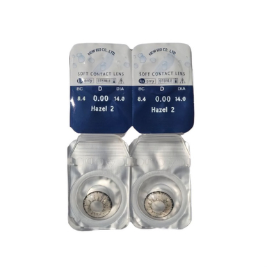 لنز چشم سالیانه نیوویژن رنگ Hazel 2 شماره 16