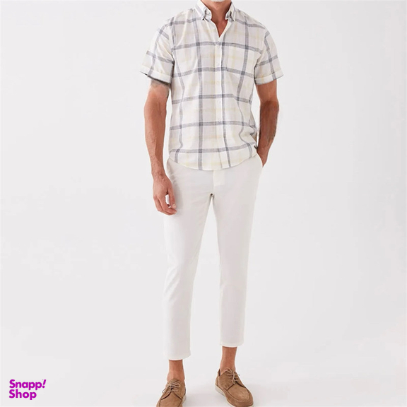 پیراهن آستین کوتاه مردانه ال سی وایکیکی مدل فول پنبه gentleman