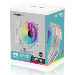 خنک کننده پردازنده گیم مکس مدل GAMEMAX Ice Force White RGB