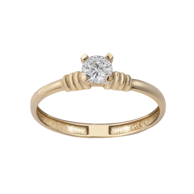 انگشتر طلا 18 عیار زنانه جواهری سون کد 3359