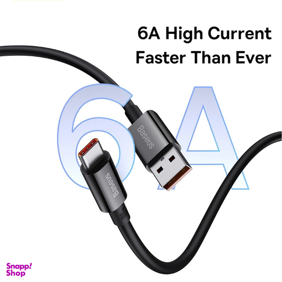 کابل شارژ 100 وات USB به Type-C بیسوس مدل Superior P10320102214-01 طول 1 متر