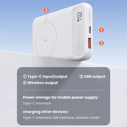 پاوربانک یوسمز مدل US-CD214-22.5W ظرفیت 10000 میلی آمپر ساعت
