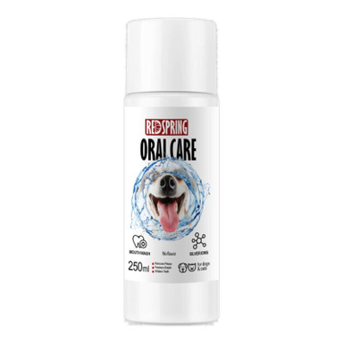 دهانشویه نانو نقره سگ و گربه رداسپرینگ مدل Oral Care Nano Silver حجم 250 میلی لیتر