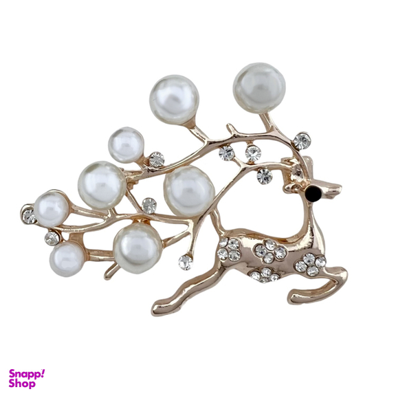 گل سینه دخترانه مدل گوزن کد G4131