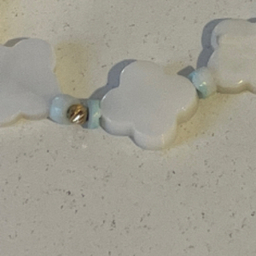 دستبند طلا 18 عیار دخترانه مدل گل ونکلیف