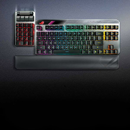 کیبورد بی سیم مخصوص بازی ایسوس مدل ROG Claymore II Aura RGB