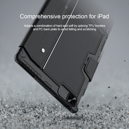 کیف کلاسوری کیبورد دار نیلکین مدل Bumper Combo مناسب برای تبلت اپل iPad Pro 12.9 2022/ iPad Pro 12.9 2021/ iPad Pro 12.9 2020