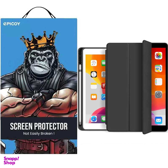 کیف کلاسوری اپیکوی مدل Smart مناسب برای تبلت اپل iPad 7-8-9 10.2 inch