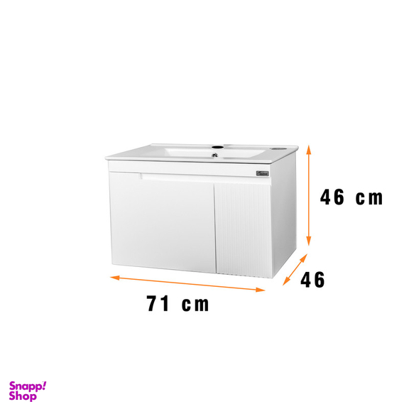 ست کابینت و روشویی دلفین مدل 7046 به همراه آینه