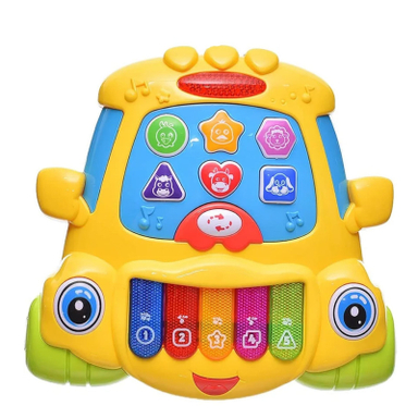 اسباب بازی ناب سل مدل ارگ موزیکال کودک طرح Electronic piano car