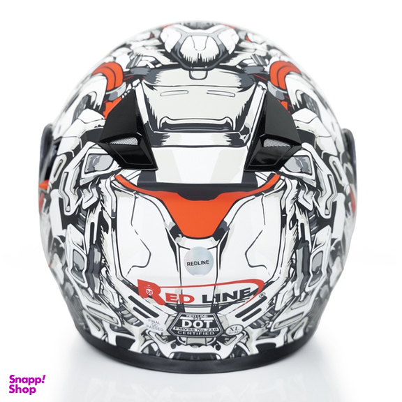 کلاه کاسکت فک متحرک ردلاین مدل 939 Red Luse به همراه کاور