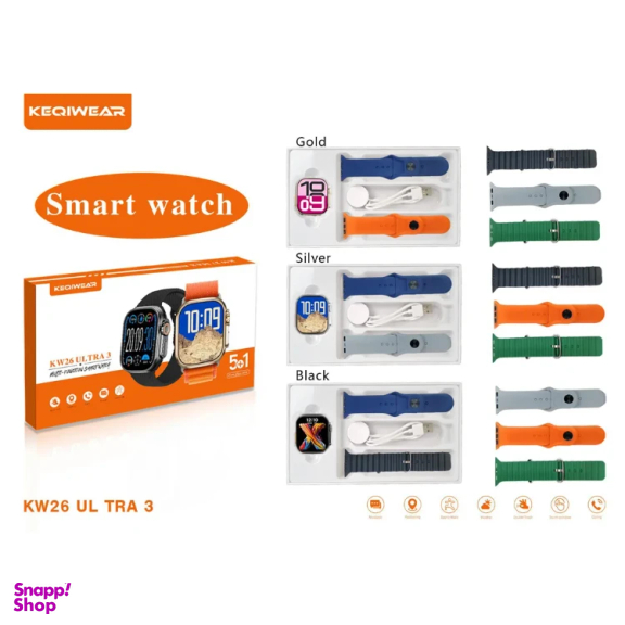 ساعت هوشمند کیکویر مدل KW26 ULTRA3