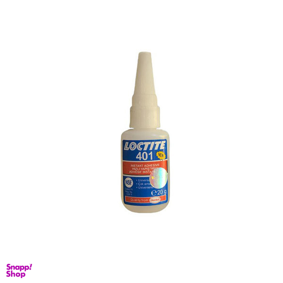 چسب قطره ای لاکتایت مدل LOCTITE 401 حجم 20 میلی‌ لیتر