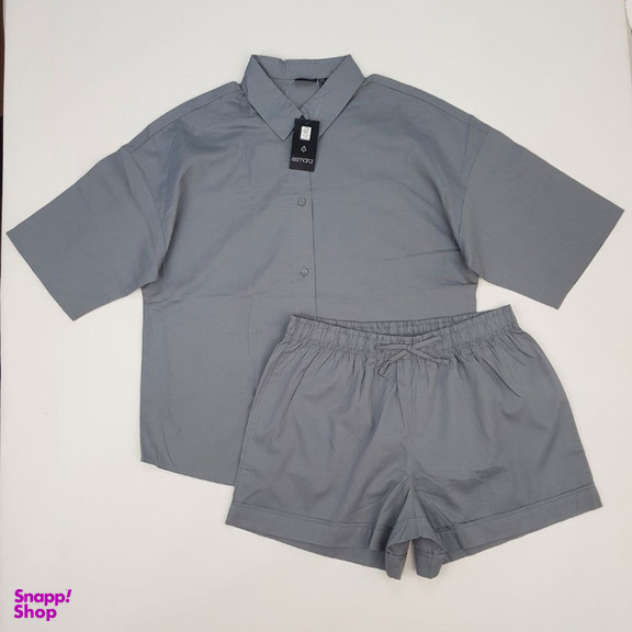 ست شومیز و شلوارک زنانه اسمارا کد Z-GV54