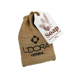 صابون گیاهی لدورا مدل عصاره کاج و مریم گلی هربال وزن 70 گرم