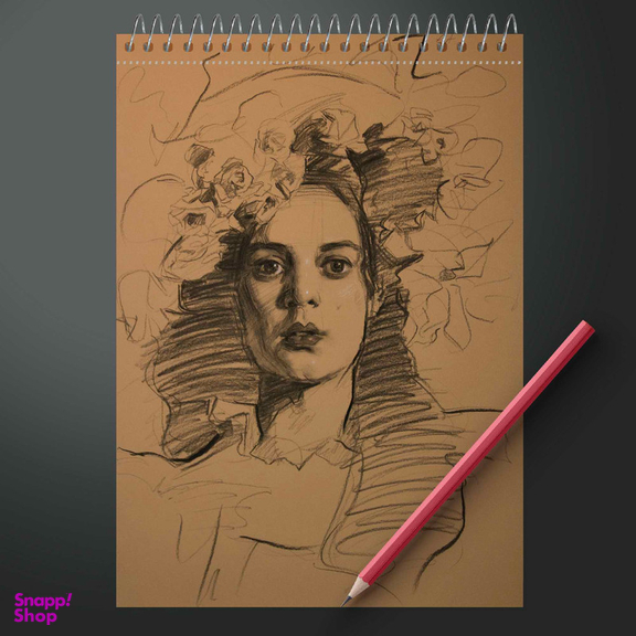 دفتر طراحی مستر راد مدل پیکاسو طرح نقاشی کد Design 1710