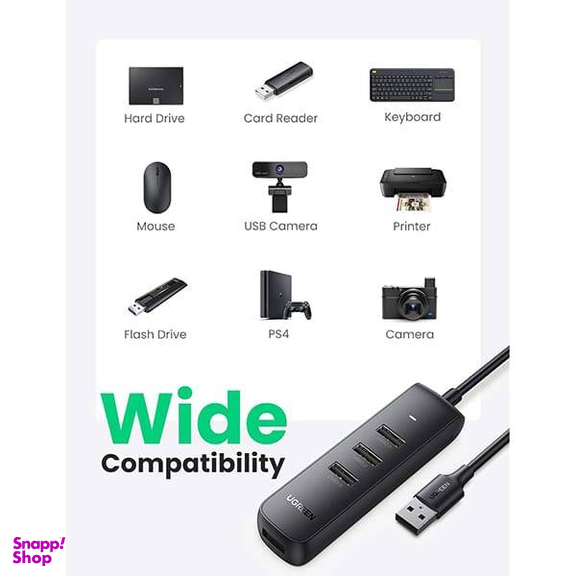 هاب 4 پورت USB یوگرین مدل CM416 کد 80657