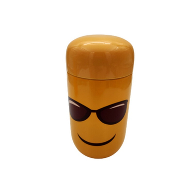 فلاسک استیل اسکای مدل ایموجی عینکی گنجایش 200 میلی‌ لیتر