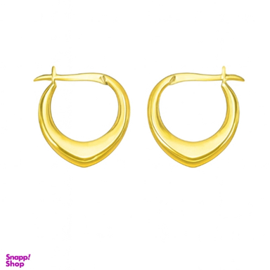 گوشواره طلا 18 عیار زنانه مدل حلقه ای کد 2020