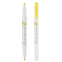 ماژیک هایلایتر زرد دوسر میدلاینر زبرا MILDLINER WKT7-MY