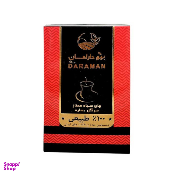 چای سیاه ممتاز سرگل بهاره دارامان وزن 450 گرم